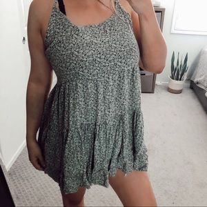 Brandy Melville Floral Mini Dress One Size